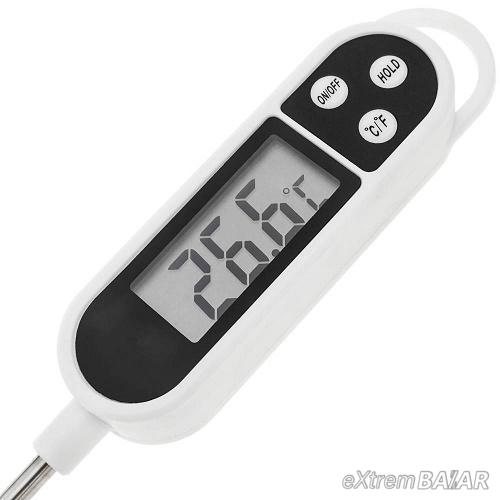 Konyhai maghőmérő – Digitális ételhőmérő  - 50°C-től + 300°C-ig