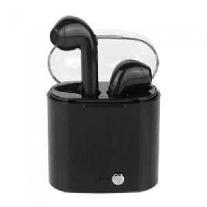 i7S TWS vezeték nélküli bluetooth fülhallgató - Fekete