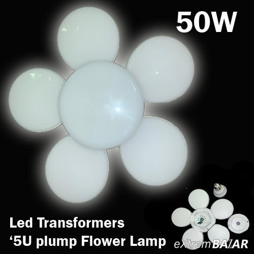 Virág alakú Led lámpa 50W / led transformers 5u plum flower lamp /