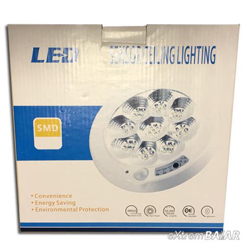 LED 7 W Mozgásérzékelős led mennyezeti lámpa