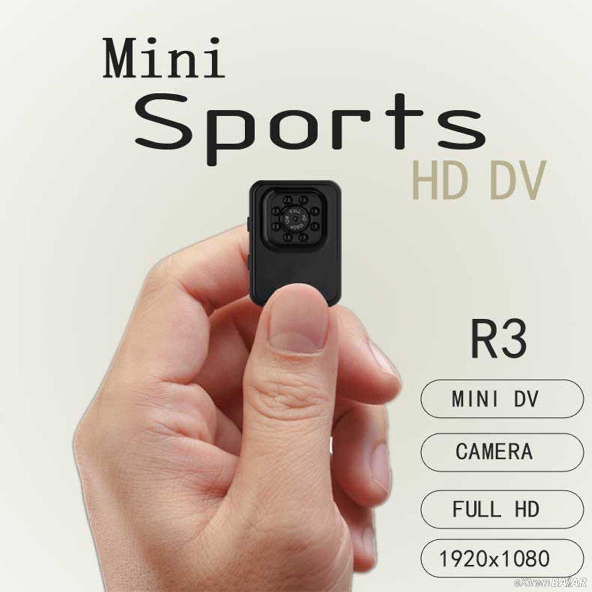 Spy Fly Camera R3, sport, autó wifi mini dvr teljes hd kamera éjjellátó 8 ledes lámpával