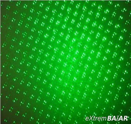 Green Laser Pointer cserélhető fejrésszel (Extra erős)