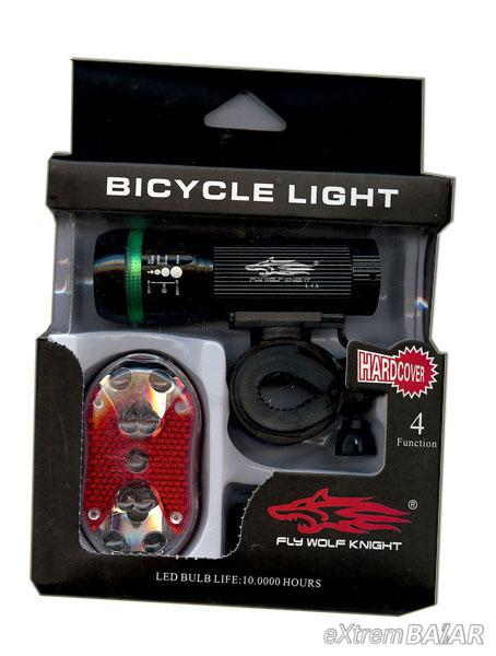 Kerékpár Fény LED Set FLY WOLF KINIGHT
