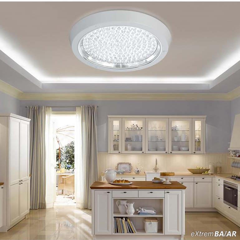 Modern mennyezeti led lámpa Felületre rögzíthetó ( konyha, erkély, fürdőszoba)  30 cm