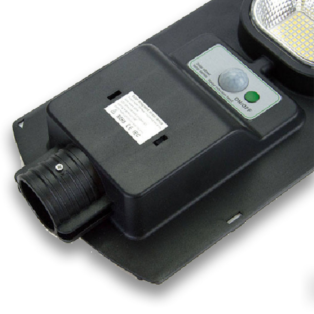 Napelemes szolár LED kültéri lámpa integrált szolár panellel távirányítóval 500W IP67