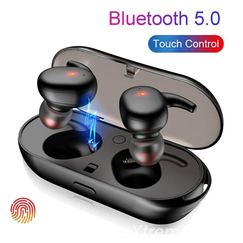 Universal TWS4 Bluetooth fülhallgató, vezeték nélküli, érintésvezérlés, dokkolóval